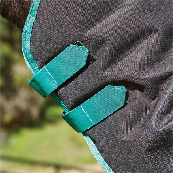Weatherbeeta Green-Tec 900D Lite Plus Detach-A-Neck Rug  - Black / Bottle Green
